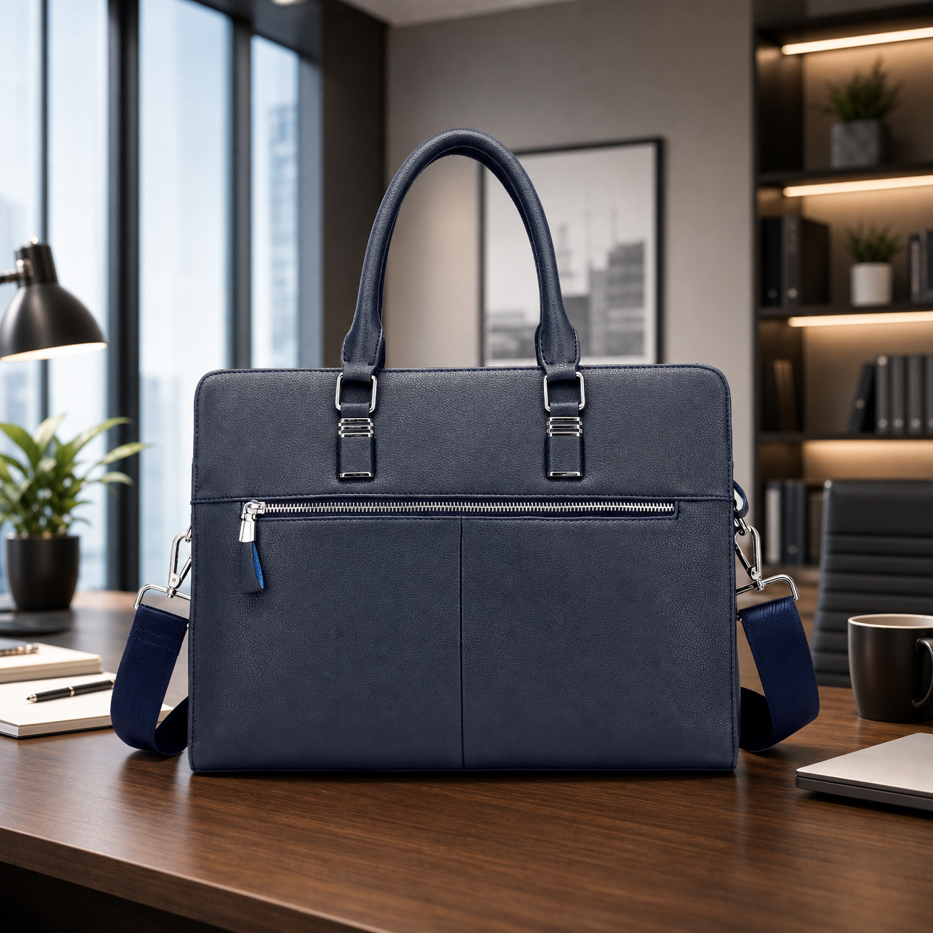 One Shoulder Messenger Official Document Casual Leather Bag